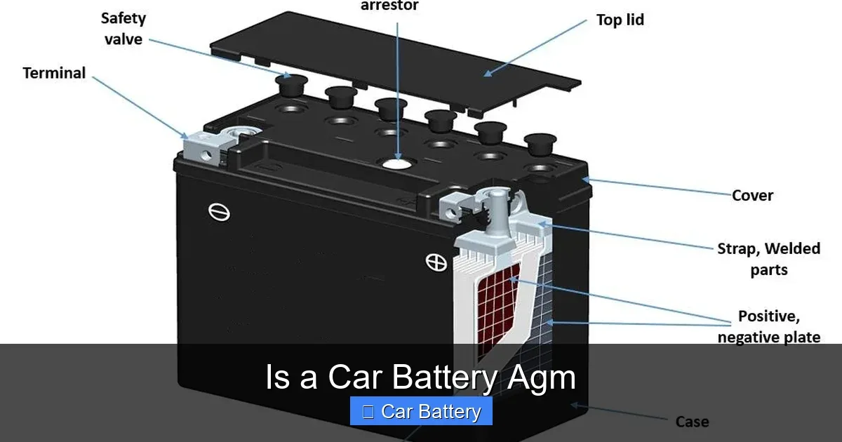 AGM car battery