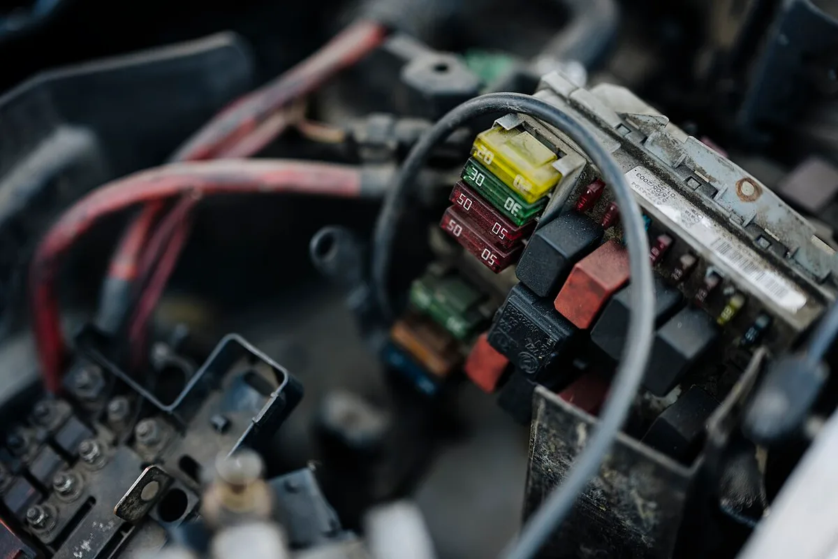 automotive fuse box fuse pull