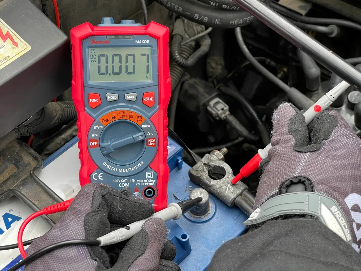 car battery cranking voltage test