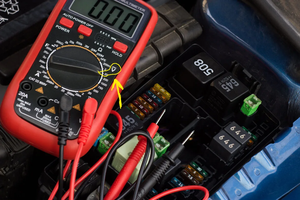 car battery voltage when off