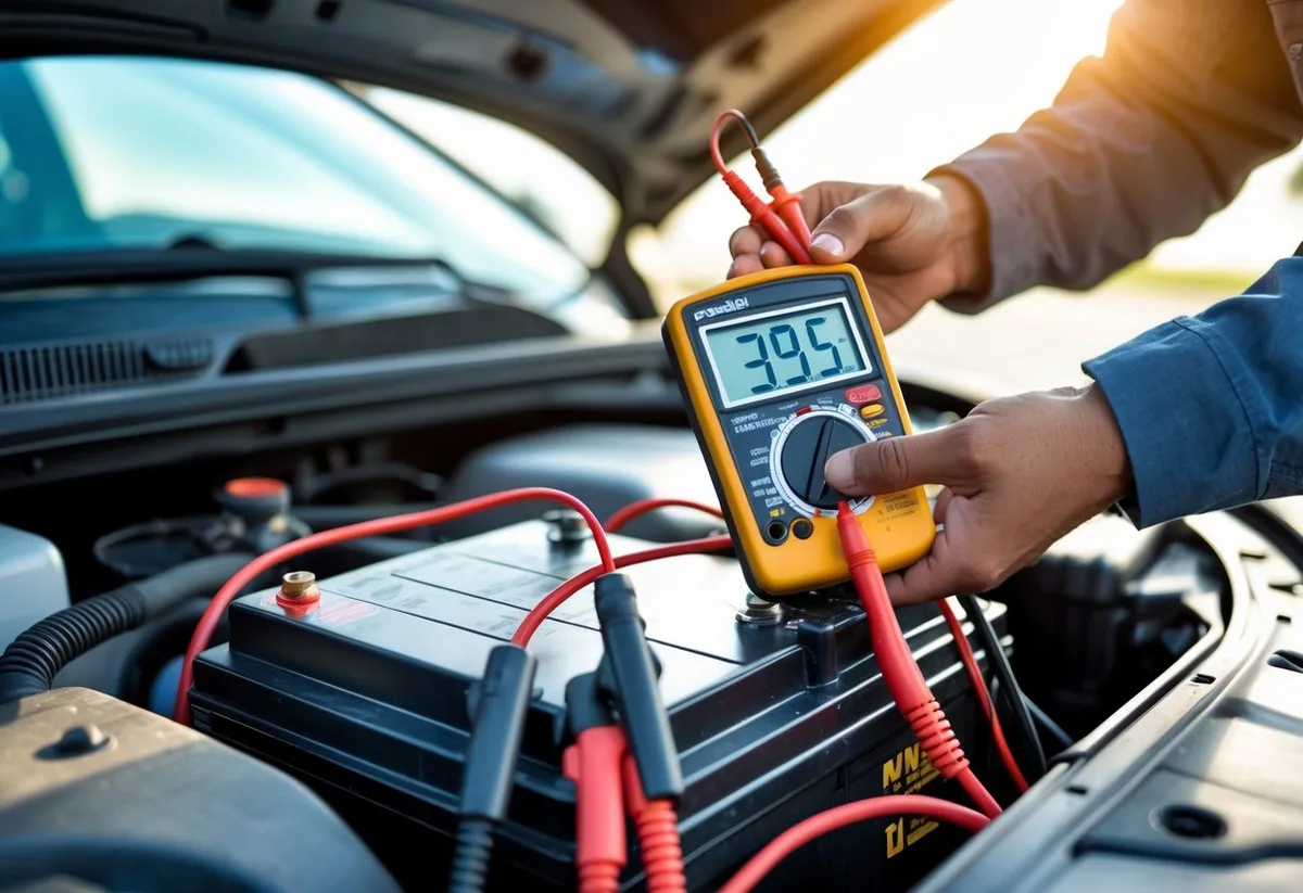 car battery voltage when running