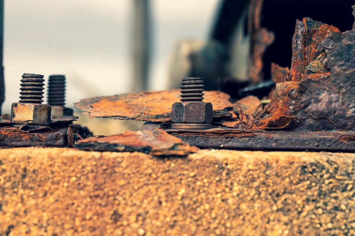 corroded car battery terminal