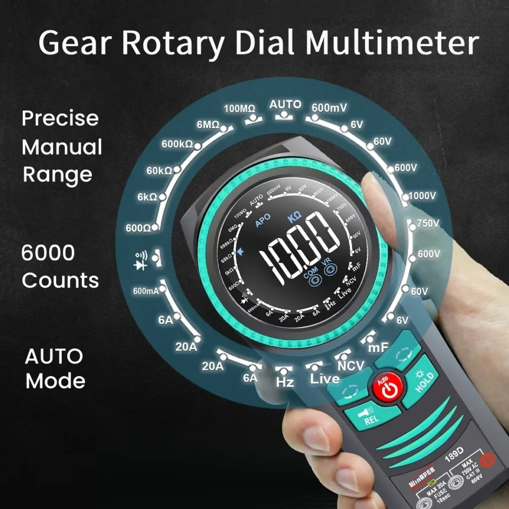 DC voltage symbol multimeter dial