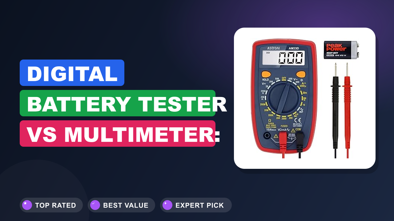 Digital Battery Tester vs Multimeter: Which Do You Need?