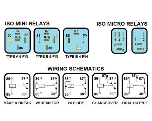 4-pin relay pinout