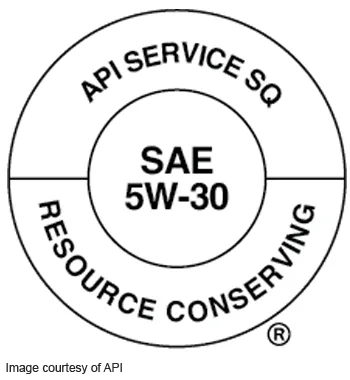 API donut symbol motor oil