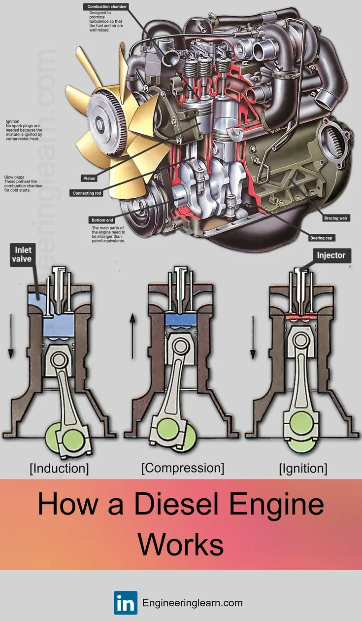 gasoline oil in diesel engine damage