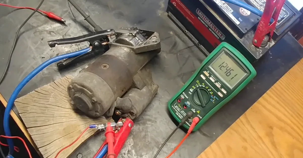 how to test a starter