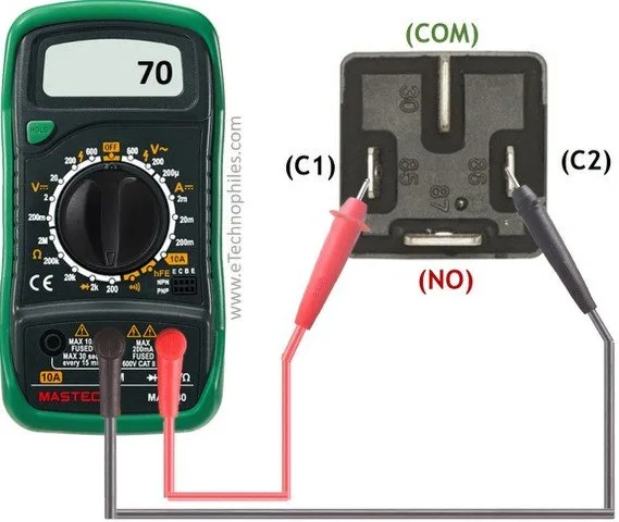 how to test a starter relay