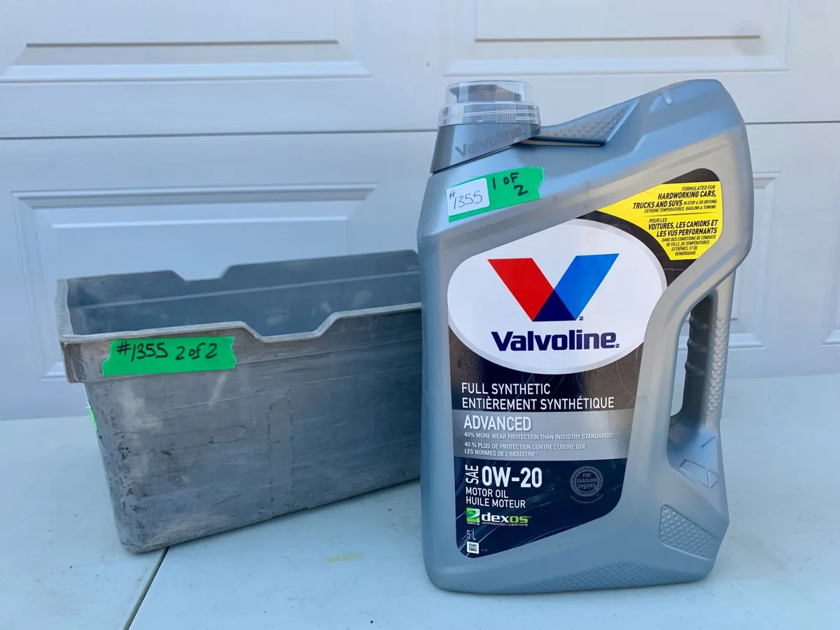 sealed used oil container