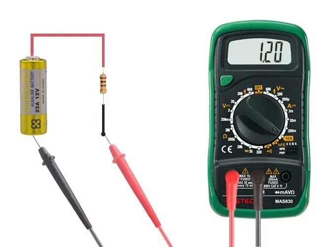 series DMM measurement