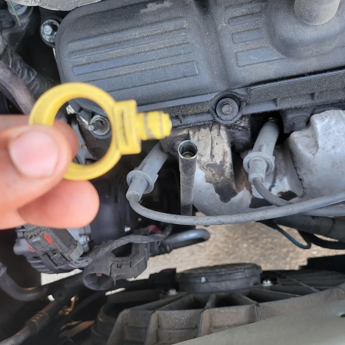 should you check oil hot or cold