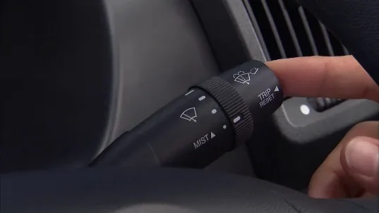trip odometer reset stalk button