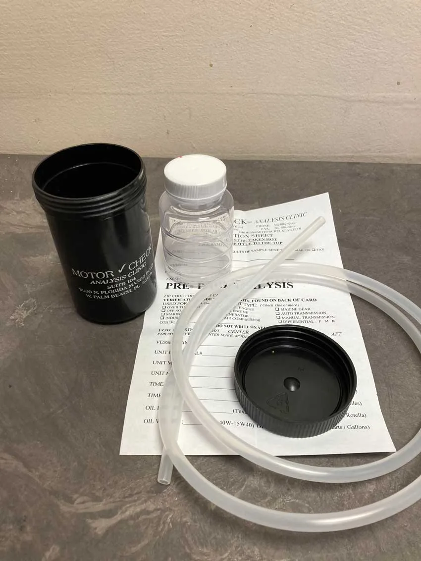 used oil analysis report