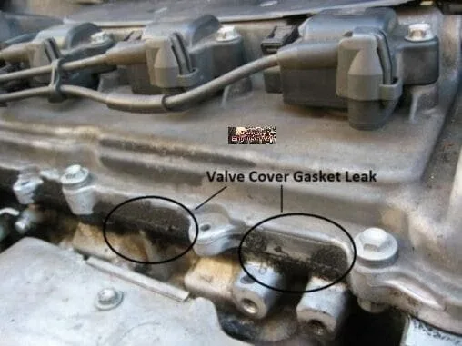 worn valve cover gasket oil leak